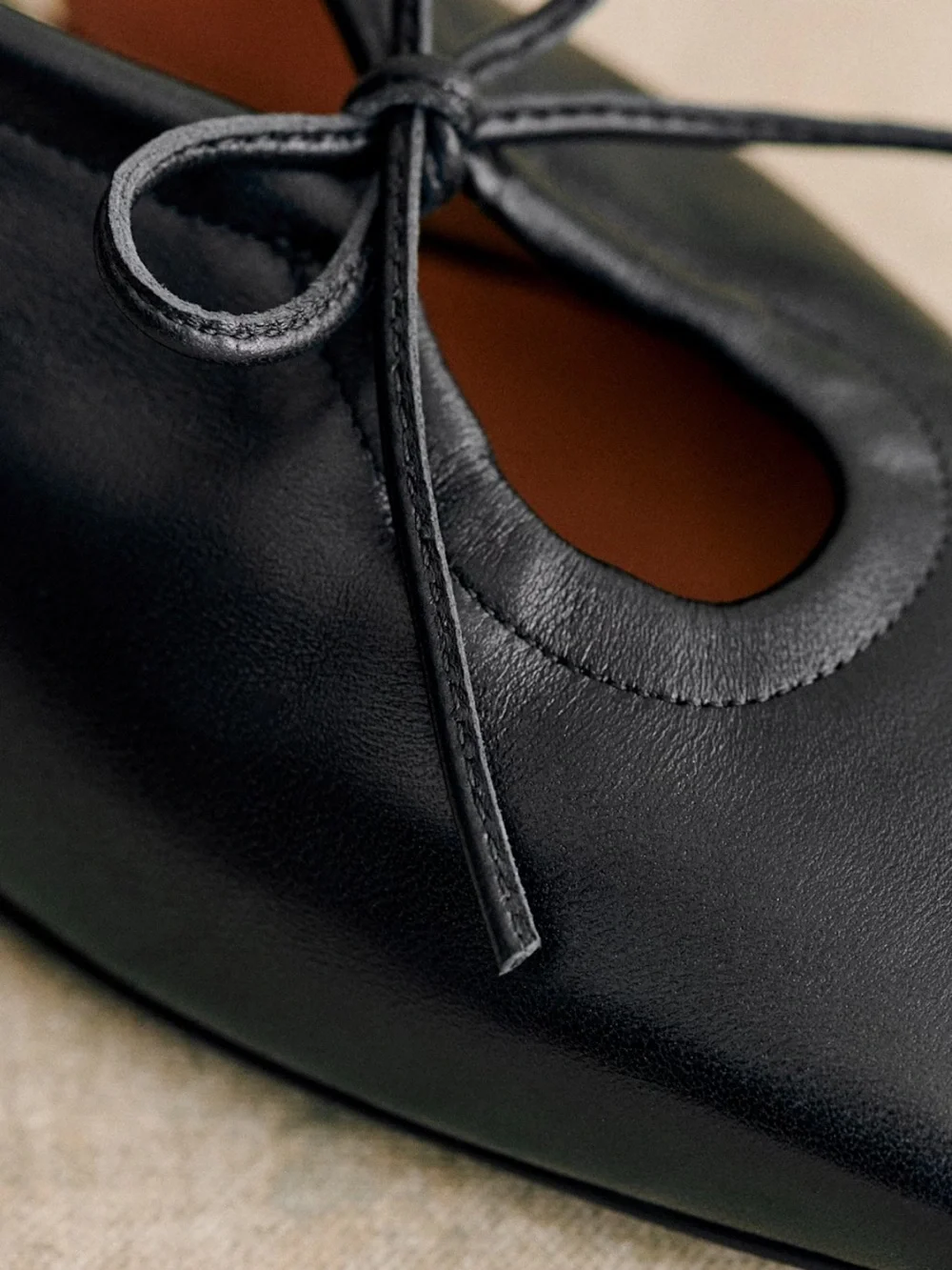 NEW Sezane Philippine Low Mary Janes in Smooth Black (US 6) - Picture 3 of 14